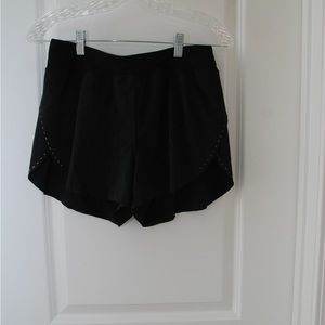 Women’s Lululemon Fast and Free black shorts. Size 6.